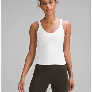 Brand new, with tags on Align Waist Length Tank in White.